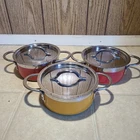 Bon Chef 60302 Classic Country French Collection 4.3 Qt. Red Pot With Cover Lot Used. Price: $149.99.