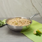 Vinod Titanium Triply Stainless Steel Wok, 26 Cm Dia, Cap 3.30 Ltr, Pack Of 1 New. Price: $108.40.