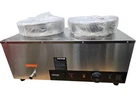 Vevor Electric Soup Warmer, Dual 7.4QT Stainless Steel Round Pot 86 185F Adjusta New. Price: $81.93.