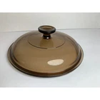Pyrex Visions Amber Glass Replacement Lid V-2.5-C For 2.5L Pot Pan Brown Vintage Used. Price: $15.00.