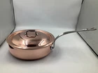 Mauviel 6S 6-PLY Polished Copper & Stainless Steel Saute Pan. New. Price: $566.96.