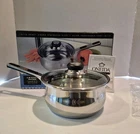 Oneida Immaculate 18/10 Stainless Steel 2 Quart Covered Saucepan & Lidu..new. Price: $29.99.