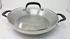 Kitchenaid Wok 12" 5 Ply Clad Stainless Steel Dual Handles Safe Flat Bottom Used. Price: $65.99.