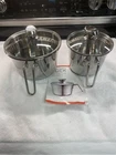 Wolfgang Puck Bistro Collection 2QT & 3QT Cook Stir Pans Stainless Steel Used. Price: $50.00.