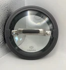 Calphalon Replacement Pot/pan Strainer Glass Silicone Lid 6" Outside 5 Inside Used. Price: $8.99.