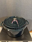 Williams Sonoma/staub Cast Iron 7 Qt, Round Dutch Oven, La Mer Color, New!. Price: $325.00.