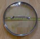 Cuisinart Glass Replacement Lid Only 8" Rim Silver Metal Handle No Pot Used. Price: $8.77.
