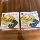 Lot Of 2 Mini Tortilla Bakers Nonstick Piece Set Low Fat Tostada Bowls Maker New. Price: $6.99.