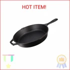 Lodge 8 Inch Pre-seasoned Cast Iron Stamped Skillet Signature Teardrop Handle New. Price: $37.22.