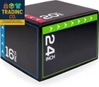 3-IN-1 Foam Plyometric Jump Box For Home Gym With Multiple Height Options Vers New. Price: $136.99.