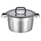 Marskitop 3 Quart Stock With Lid, 18/8 Stainless Steel Pasta Pots St... New. Price: $45.41.