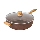 The Pioneer Woman 6-QUART Cast Aluminum Jumbo Cooker Saute Pan, Brown Speckle New. Price: $38.15.