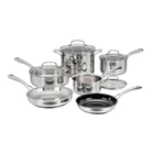 Cuisinart Classic Stainless Steel 10-PIECE Cookware Set Pots & Pans -open Box New. Price: $139.99.