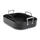 All Clad HA1 Hard Anodized Nonstick Roaster 13X16 Inch 500F Black Rack New. Price: $179.99.