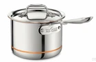 All-clad Copper Core 2-QT Sauce Pan Stainless Steel Polished (6202 Ss) New. Price: $249.00.