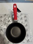 Olympia Love 6.2 Inch Nonstick Die Cast Aluminum Sauce Pan With Red Handle New. Price: $25.95.