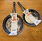 Lumenflon Deco 9.5", 11" Nonstick Frying Pans, Ceramic Pfas-free 2-PIECE, Blue New. Price: $59.99.