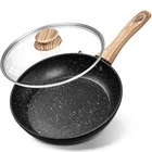 Michelangelo 8" Nonstick Frying Pan W/ Lid - Induction Compatible Skillet New. Price: $39.18.