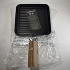 Calphalon Contemporary 11" Square Grill Pan Hard-anodized Nonstick Ridges New. Price: $38.95.
