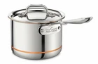 All-clad 6202 Ss 2-QT Copper Core 5-PLY Bonded Sauce Pan W/lid New. Price: $189.99.