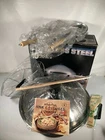 Vintage Himark Stainless Steel 10 Piece Deluxe Wok Set New. Price: $89.99.