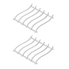 Ybm Home Silver Chrome Swivel Design Trivet, Stainless Steel Wire Pot Mat New. Price: $39.99.