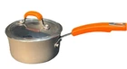 Rachael Ray Brights 1 Quart Saucepan Hard Anodized Non-stick Pot Orange W/ Lid Used. Price: $19.99.