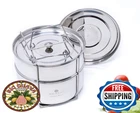 Ecozoi Premium Extra Deep Stackable Steamer Insert Pans Pot For Instant New. Price: $79.62.