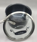 All-clad Hard Anodized Nonstick Sauce Pan With Glass Lid, 2QUART/ 1.9L Used. Price: $34.99.