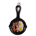 Kurt Adler Noble Gems Glass Ornament For Christmas Tree, Frying Pan New. Price: $13.16.