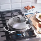 Princess House Vida Sana 5-PLY Stainless Steel 9" Skillet (5588) New!. Price: $199.95.