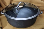 Calphalon 8.5 Qt Hard Anodized Dutch Oven Stock Pot 8788 1/2 W/ Glass Lid Used. Price: $77.97.