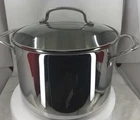 Cuisinart Professional Series 5.75 Stock Pot #7665-22G W/ Glass Lid -new. Price: $45.00.