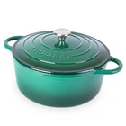 Nuovva Enamelled Cast Iron Dutch Oven Pot With Lid 6.4 Quart Non Stick Cassero New. Price: $97.48.