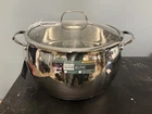 David Burke 16.5-QT 12.5" Prestige Stainless Large Stock Pot Lid Commercial New. Price: $187.00.