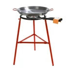 Garcima Tabarca Authentic 20 Inch Carbon Steel Paella Pan Set 14 Servings New. Price: $259.99.