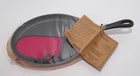 Old Mountain Fajita Plate Set Cast Iron Skillet W/ Hot Mitt & Wood Board - New. Price: $9.99.