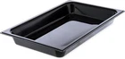 6 Carlisle 10200B03 Storplus Polycarbonate Food Pan Full-size, 2.5" Deep Black New. Price: $22.95.