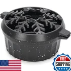 Willow Weave Cast Iron Wood Stove Steamer 2.5 Quart - Flake Pattern Humidifier New. Price: $76.82.