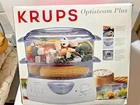 Krups Model 652-70 Optisteam Plus 2-TIER Steamer New In Box Open. Price: $36.87.