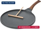 Sensarte Nonstick Crepe Pan, Swiss Granite Coating Dosa Pancake Flat Skillet New. Price: $36.70.