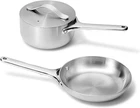 Caraway Stainless Steel Mini Duo 5-PLY 8" Fry Pan & 1.75 Qt Sauce (read) New. Price: $129.99.
