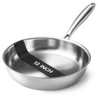 Triply Stainless Steel 12 Inch Frying Pan, Fast And Even Heat ... New. Price: $32.47.