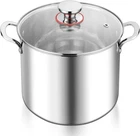 E-far 12-QUART Pot, 18/10 Stainless Steel Quarts, Silver. Price: $65.48.