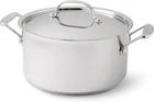 Cuisinart 744-24 Chef's Classic Stainless Stockpot 6-QUART With Cover Silver New. Price: $81.95.