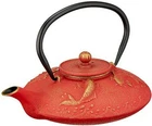 Excelsteel Cast Iron Asian Tea Pot W/stainless Strainer Red 422R New. Price: $54.99.