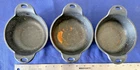 Set Of 3 Lodge Cast Iron Hmsb Mini Serving Bowls, 12 Ounce - Made Usa Used. Price: $25.00.