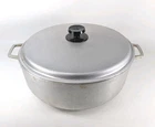 Imusa 7 Qt Caldero Cast Aluminum 12" Skillet Wok Stockpot Dutch Oven Fry Pan Lid Used. Price: $34.99.