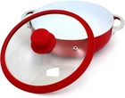 Usa 3.2QT Red Ceramic Nonstick Caldero Dutch Oven W/ Silicone Rim & Glass Lid New. Price: $34.44.