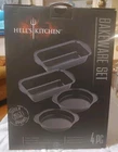 Hells Kitchen 4 Piece Bakeware Baking Set Nonstick 2 Round Cake Pans Loaf New. Price: $26.00.